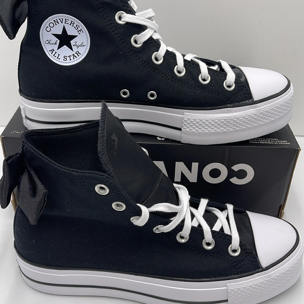 Converse WMNS CTAS LIFT HI
BLACK/WHITE/BLACK А14828C Platforms Sneakers - Picture 5 of 16